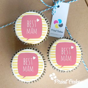 Buttercream Best Mam Cupcake Gift Box