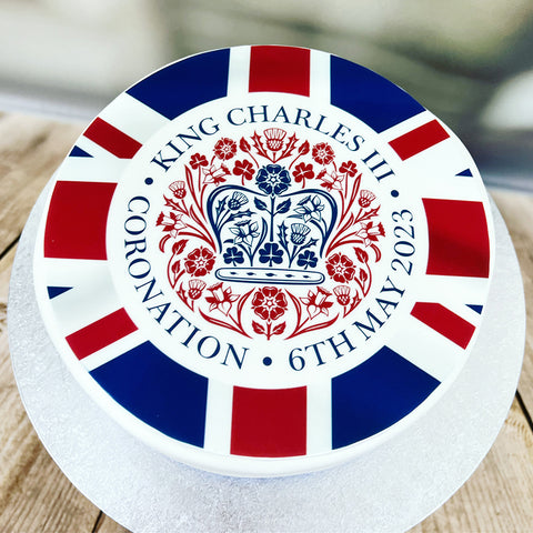 coronation celebration cake delivered in the uk