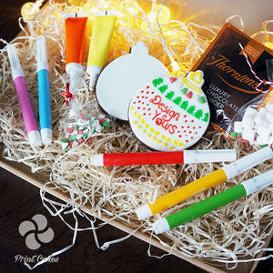 Christmas biscuit bauble decorating kit