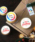 corporate christmas cupcake gift box
