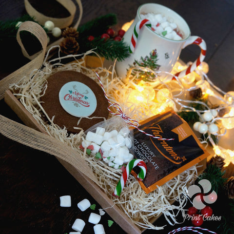 christmas employee hot chocolate gift