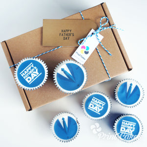 Gift box for Father's Day Cupcakes