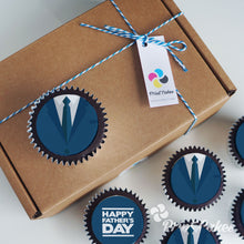 Chocolate Father's Day cupcakes - Suit Cupcakes