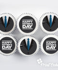 Father's Day Cupcake Gift Box - Tux