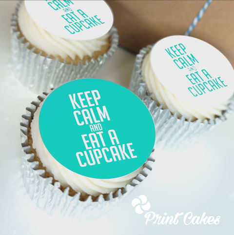 Keep calm and eat a cupcake cupcake gift box - uk delivery