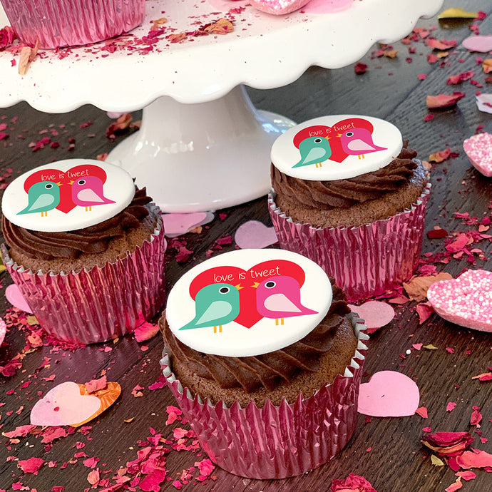 Love Is Tweet Cupcake Gift Box