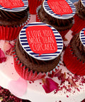 chocolate cupcake valentines day i love you more than cupcakes gift