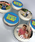 Personalised Photo Father's Day Cupcake Gift Box