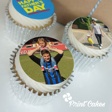 Personalised Photo Father's Day Cupcake Gift Box
