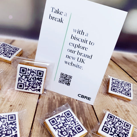 qr code logo biscuits