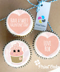personalised valentines cupcake gift box