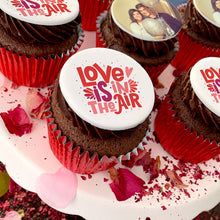 Love Is In The Air Personalised Photo Cupcakes