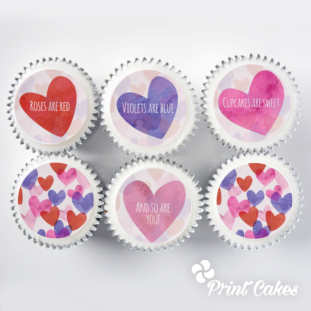 Valentine Cupcake Gift Box | UK Delivery