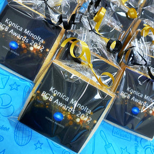 Awards evening branded biscuits individually wrapped