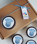 New Baby Boy Cupcake Gift Box