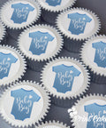 Baby boy cupcakes gift
