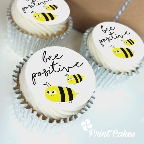 be positive cupcake gift box - uk delivery