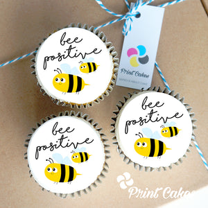 bee positive cupcake gift box