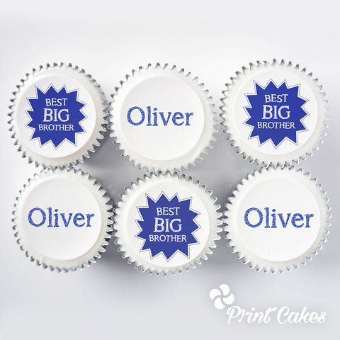 best big brother cupcake gift box