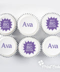 Best big sister cupcake gift box