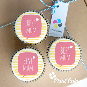 Buttercream Best Mum Cupcake Gift Box