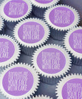Birthday cupcake gift box in purple - uk delivery