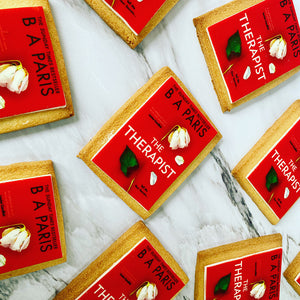 book launch biscuits