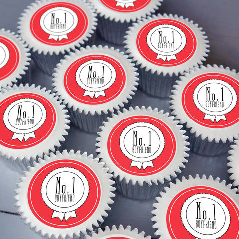 Number 1 boyfriend cupcake gift box