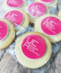 individually package logo biscuits uk
