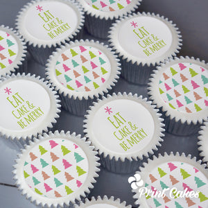 Eat cake and be merry Christmas cupcakes delivered in the UK