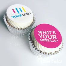 edible logo cupcakes uk delivery