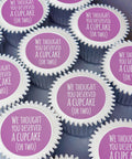 We thought you deserved a cupcake gift - Purple