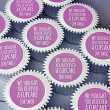 We thought you deserved a cupcake gift - Purple