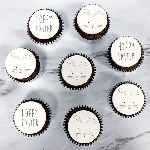chocolate easter bunny cupcake gift uk