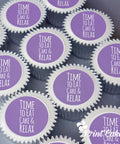 Time to eat cake and relax, printed cupcakes delivered in the UK