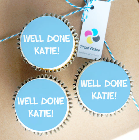 message cupcake gift box - uk delivery