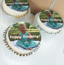 Personalised photo cupcake gift box uk delivery