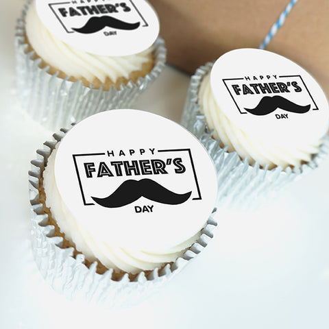 father day cupcake gift box - uk delivery