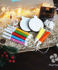 Christmas biscuit bauble decorating gift box