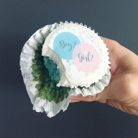 Gender Reveal Cupcakes