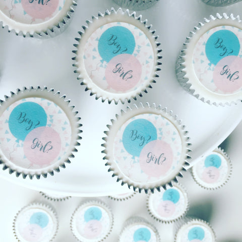 Gender Reveal Cupcakes