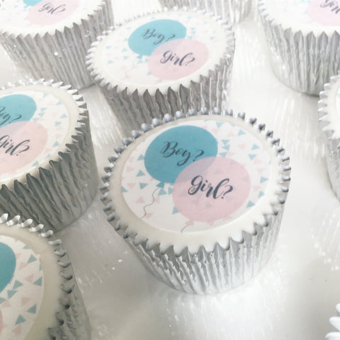 Gender Reveal Cupcakes