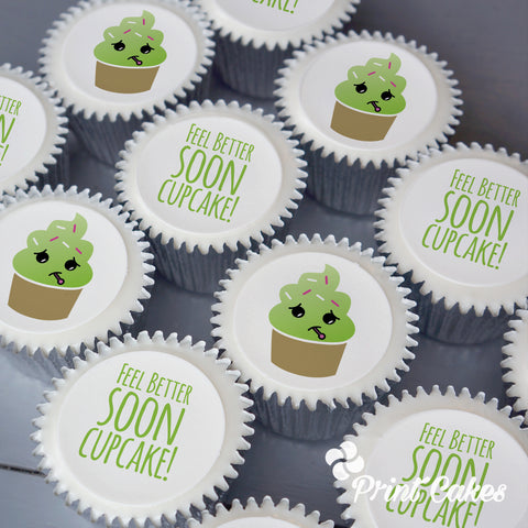 Get well soon cupcakes