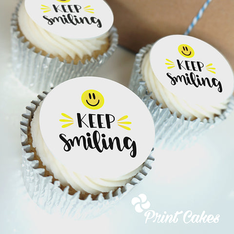 keep smiling cupcake gift box- uk delivery 