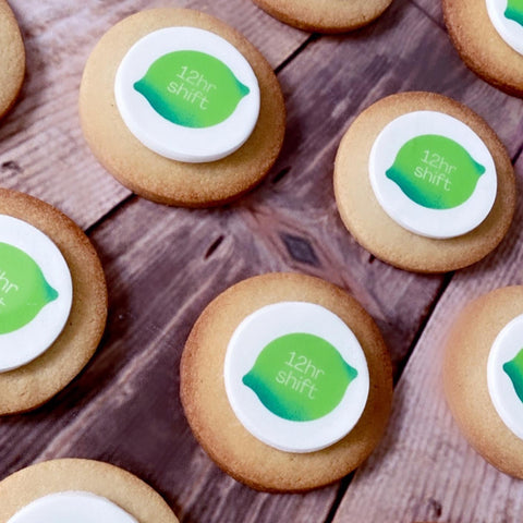 company branded biscuits