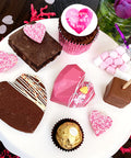 chocolate heart mothers day gift box uk delivery