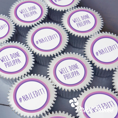 #nailedit Congratulations cupcake gift box - pink