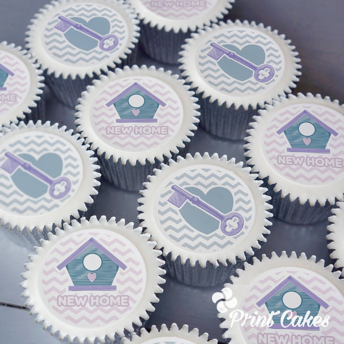 New home gift cupcake gift box delivered in the UK