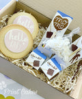 new parent baby girl biscuit gift box