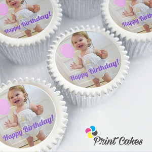 personalised edible photo cupcakes for gifts and events